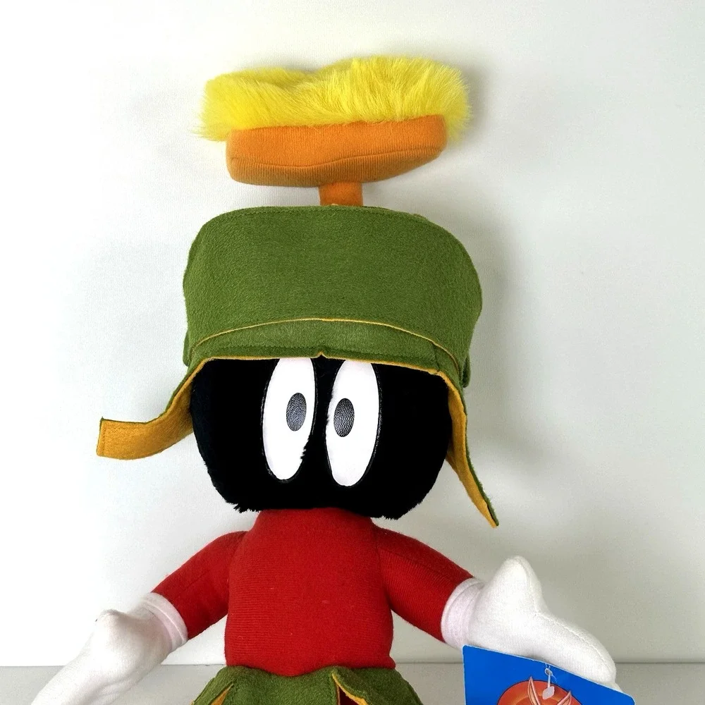 Vintage Marvin the Martian Looney Tunes Plush‎ Stuffed Felt Ace Novelty 1998 NWT